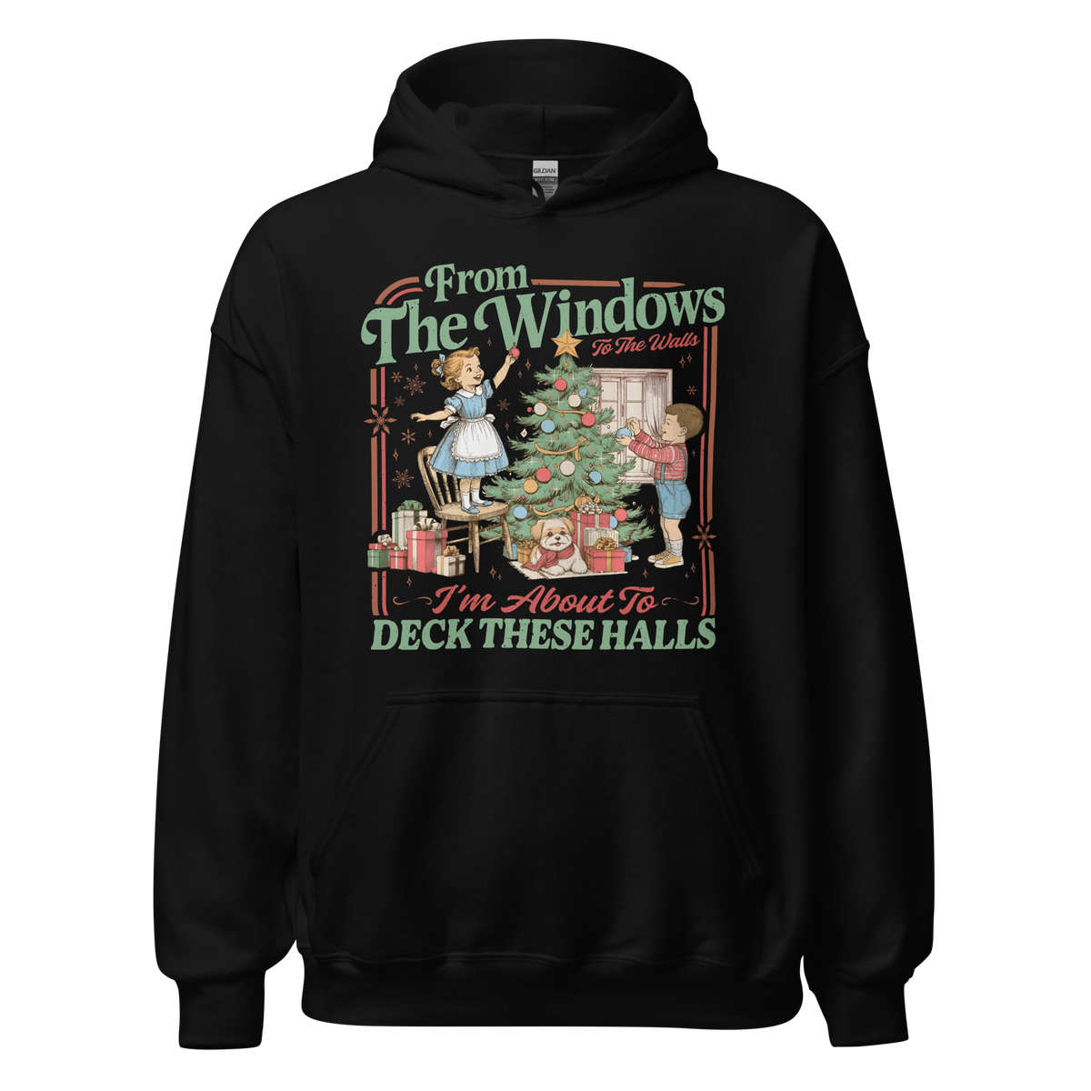 From The Windows on a black hoodie