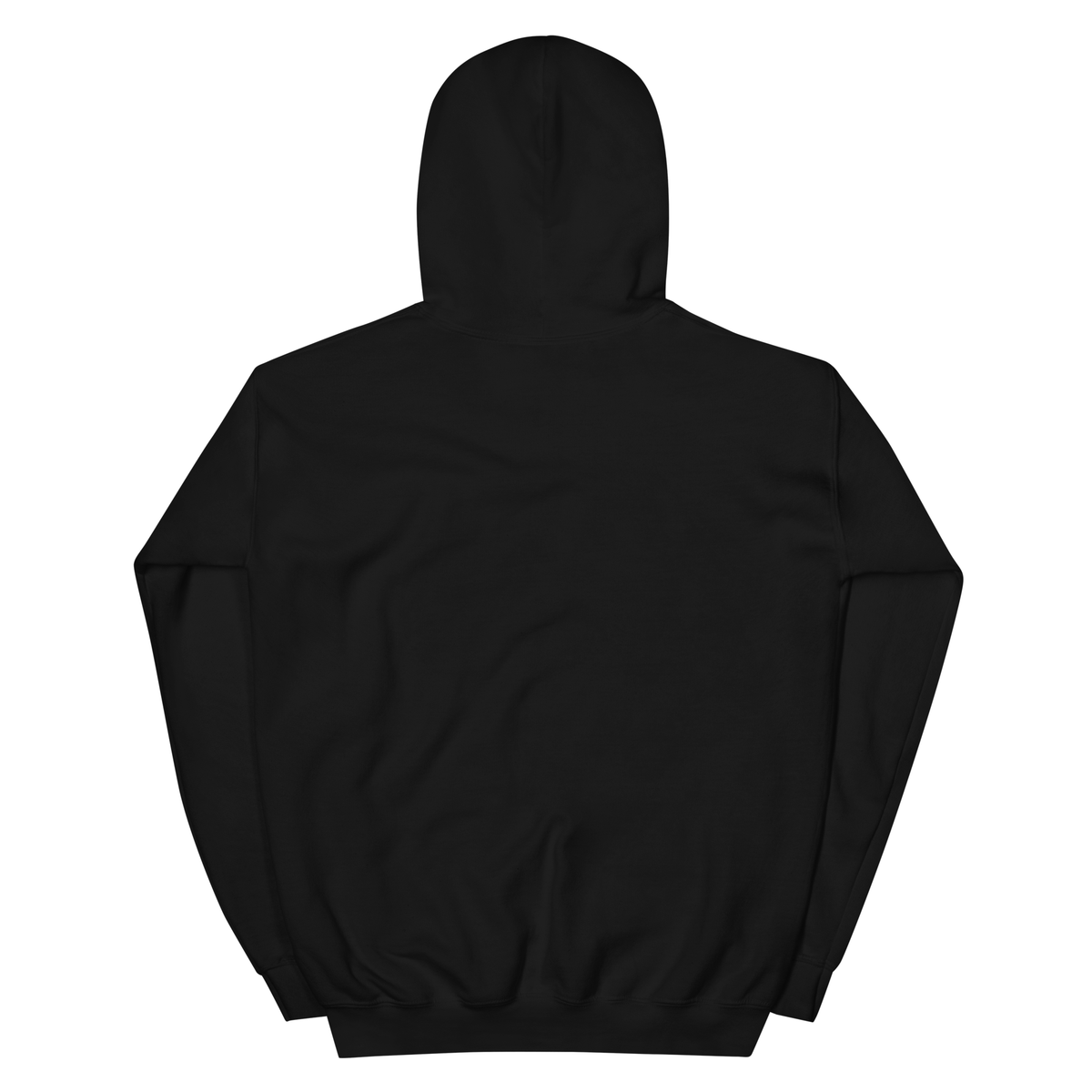 Plain black hoodie