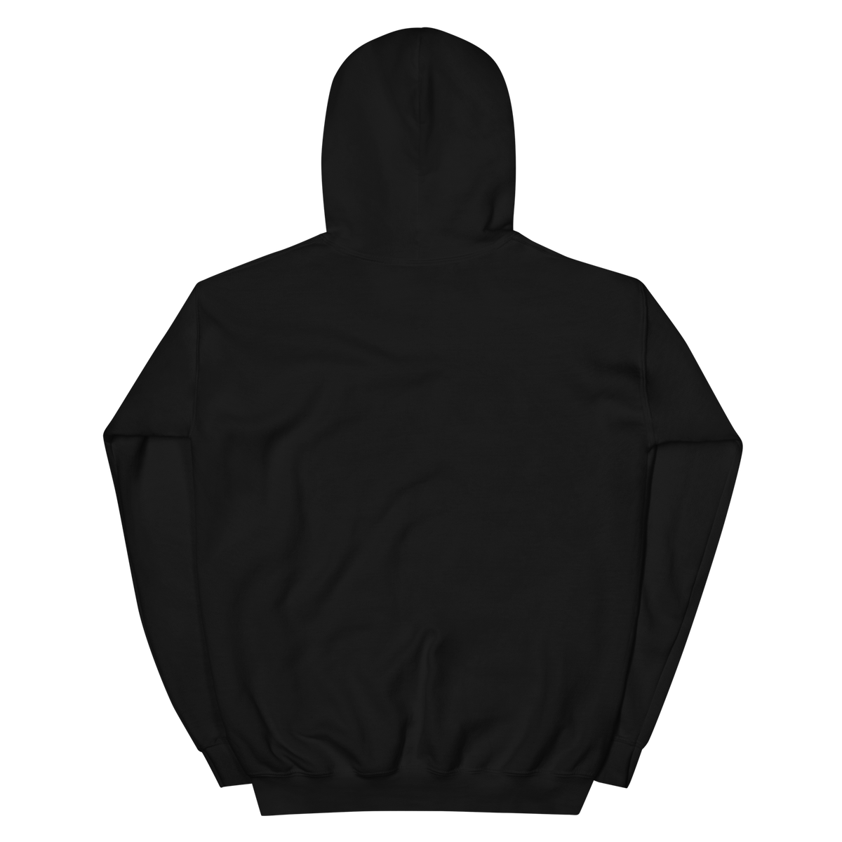 Plain black hoodie